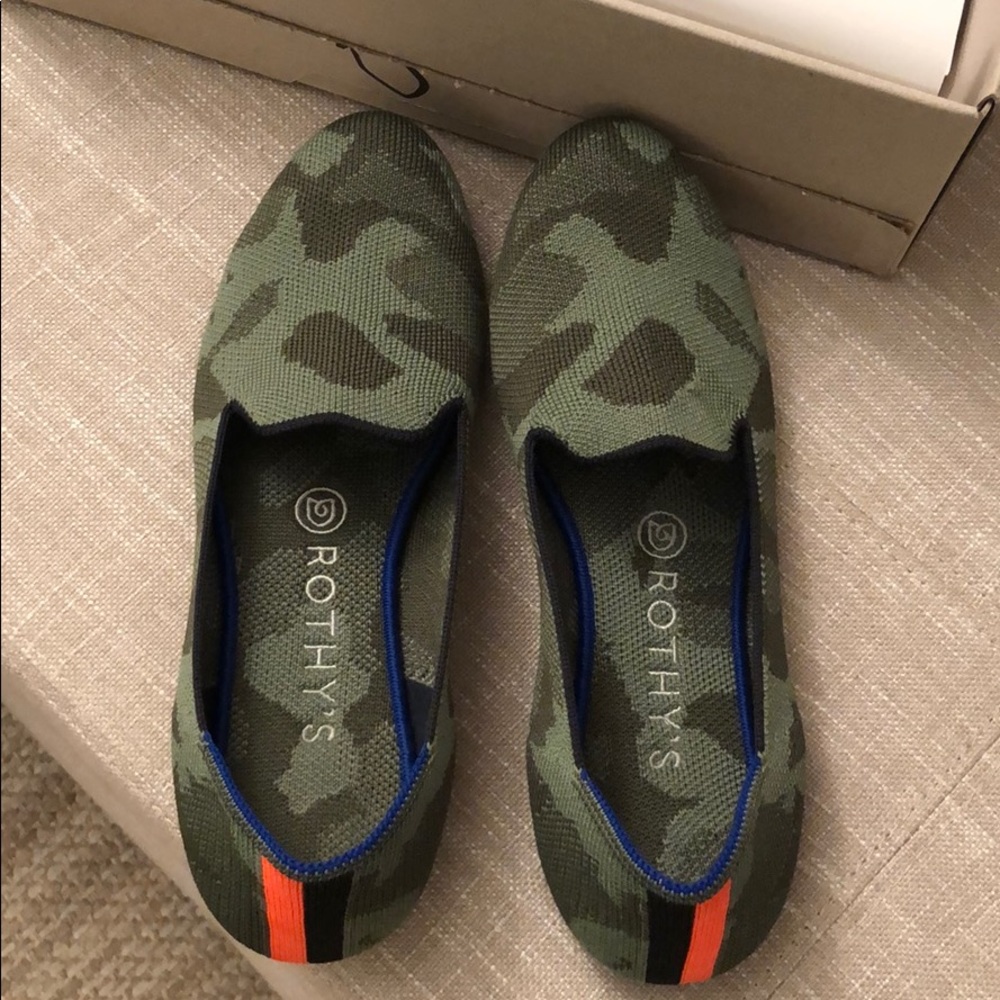 Rothy’s Loafer Olive Camo 8